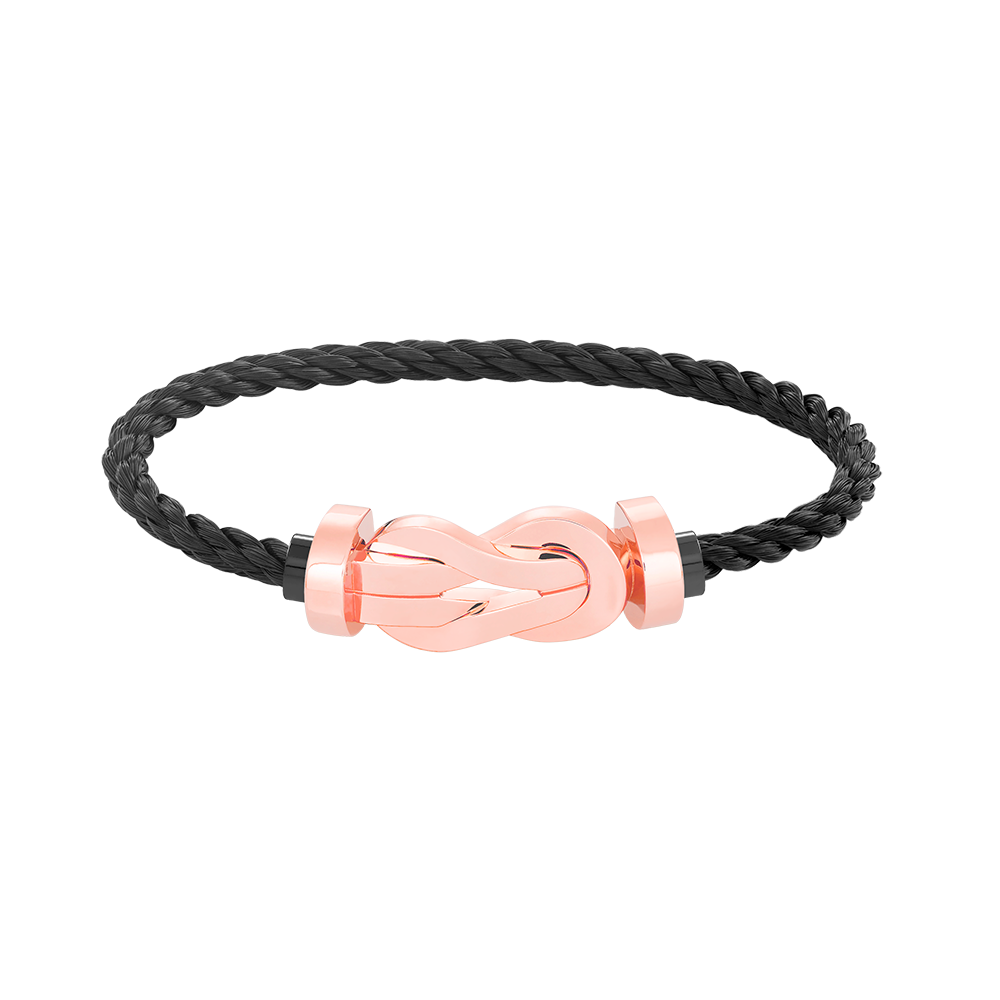 ¡®Imperial¡¯CHANCE LARGE 8 FIGURE BUCKLE NO DIAMOND BRACELET ROSE GOLD