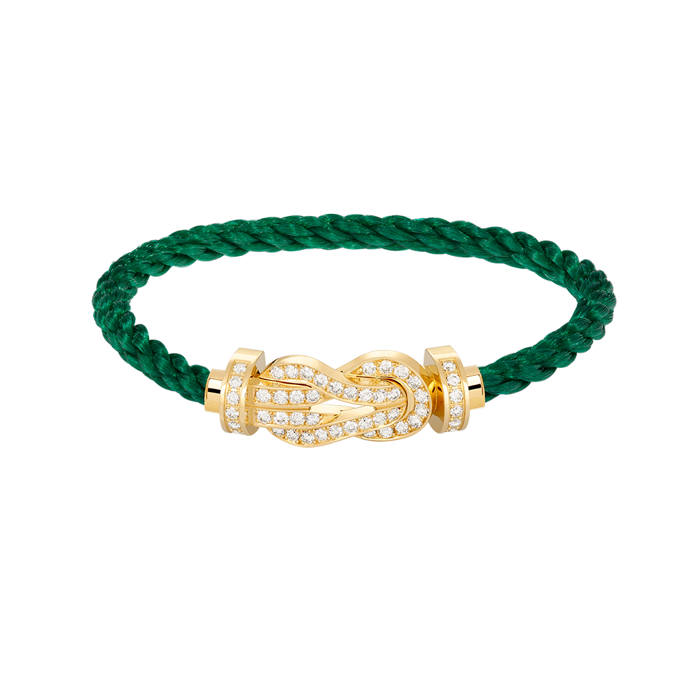 ¡®Imperial¡¯CHANCE LARGE 8 FIGURE BUCKLE FULLDIAMOND BRACELET GOLD