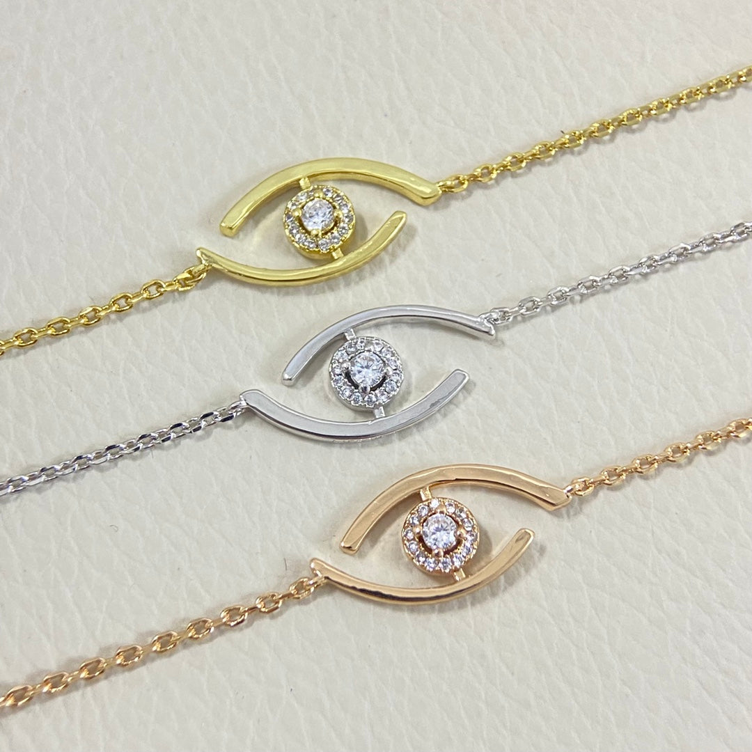 [Imperial] Eye Pave-Set Diamond Bracelet