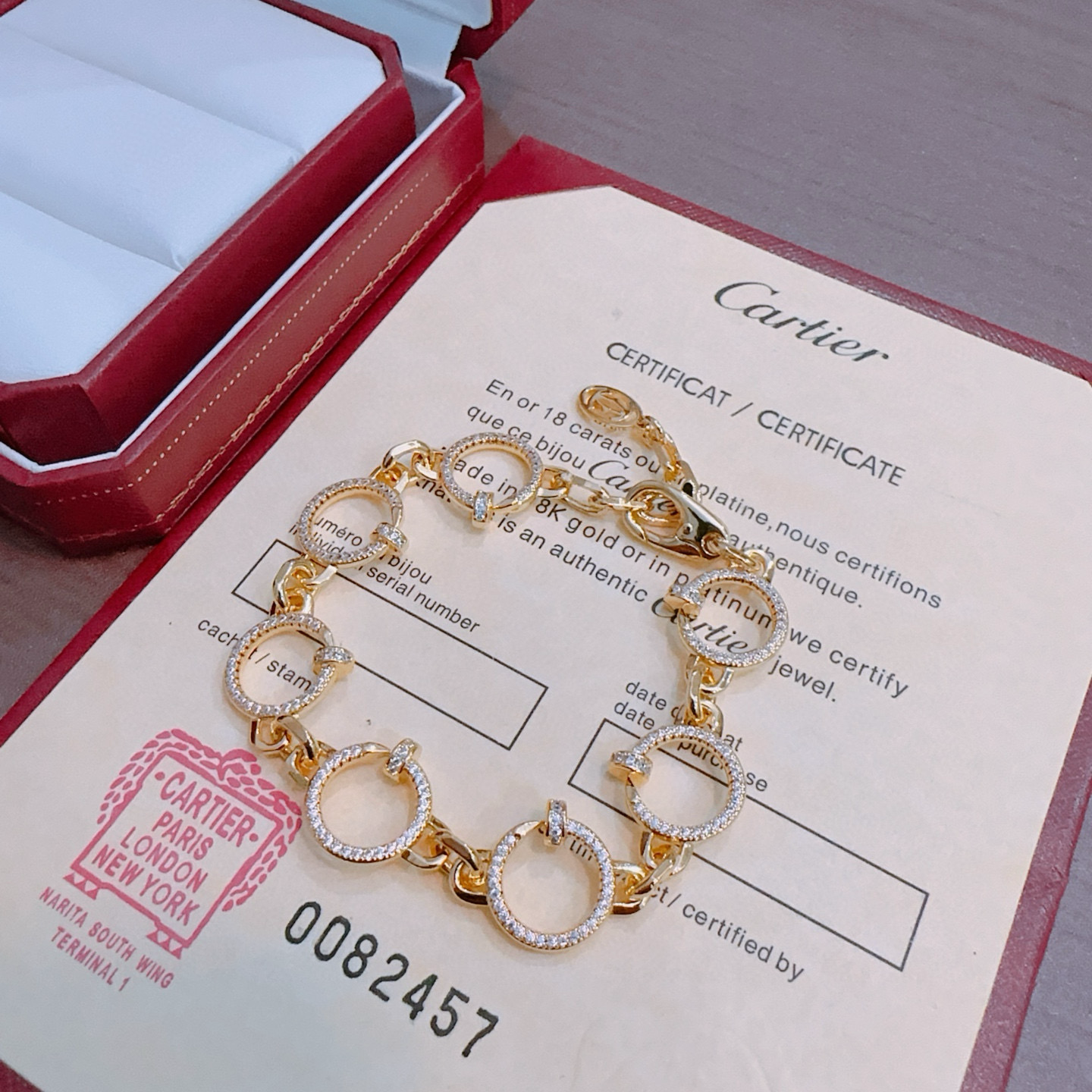 ¡®Imperial¡¯LOVE&JUSTE BRACELET DIAMONDS