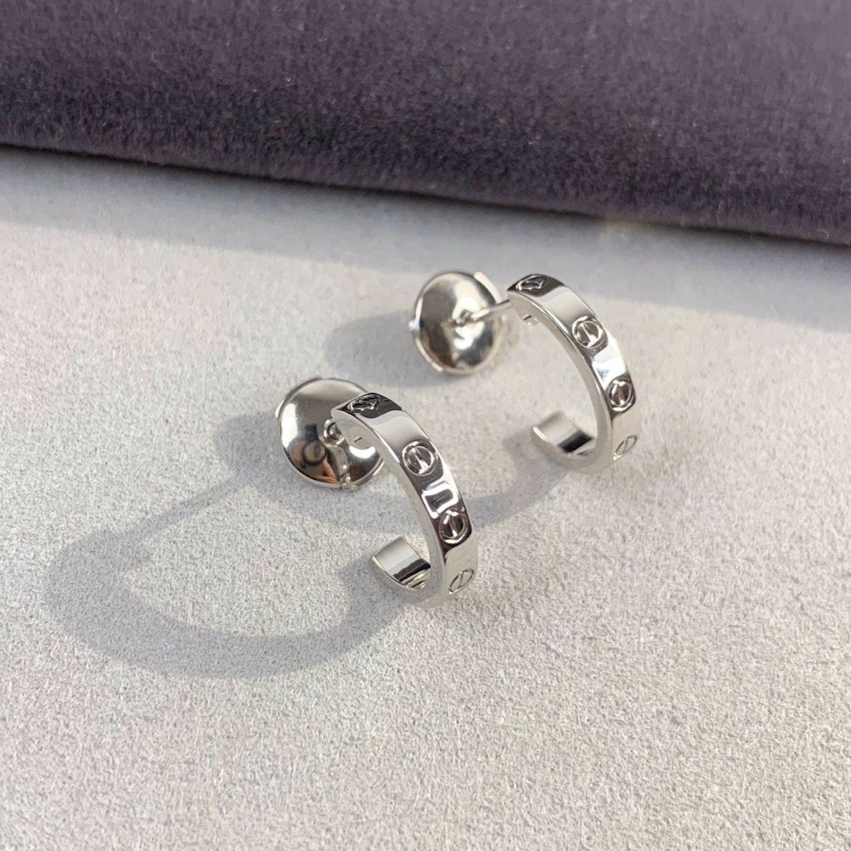 ¡®Imperial¡¯LOVE EARRINGS 2.65MM SILVER