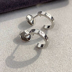 ¡®Imperial¡¯LOVE EARRINGS 2.65MM SILVER