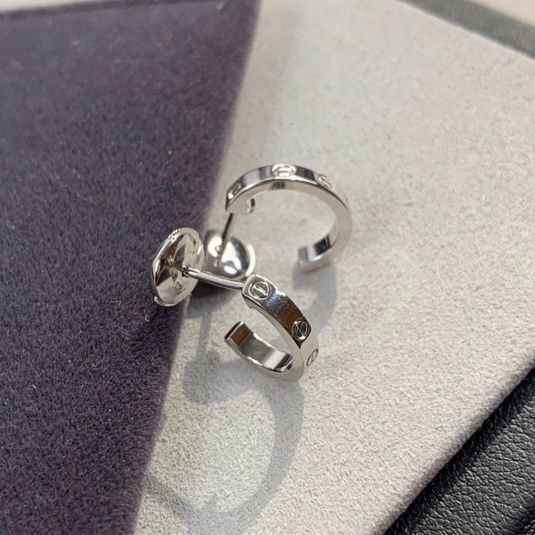 ¡®Imperial¡¯LOVE EARRINGS 2.65MM SILVER