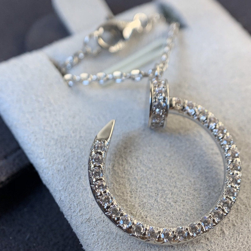 ¡®Imperial¡¯JUSTE NECKLACE SILVER DIAMONDS