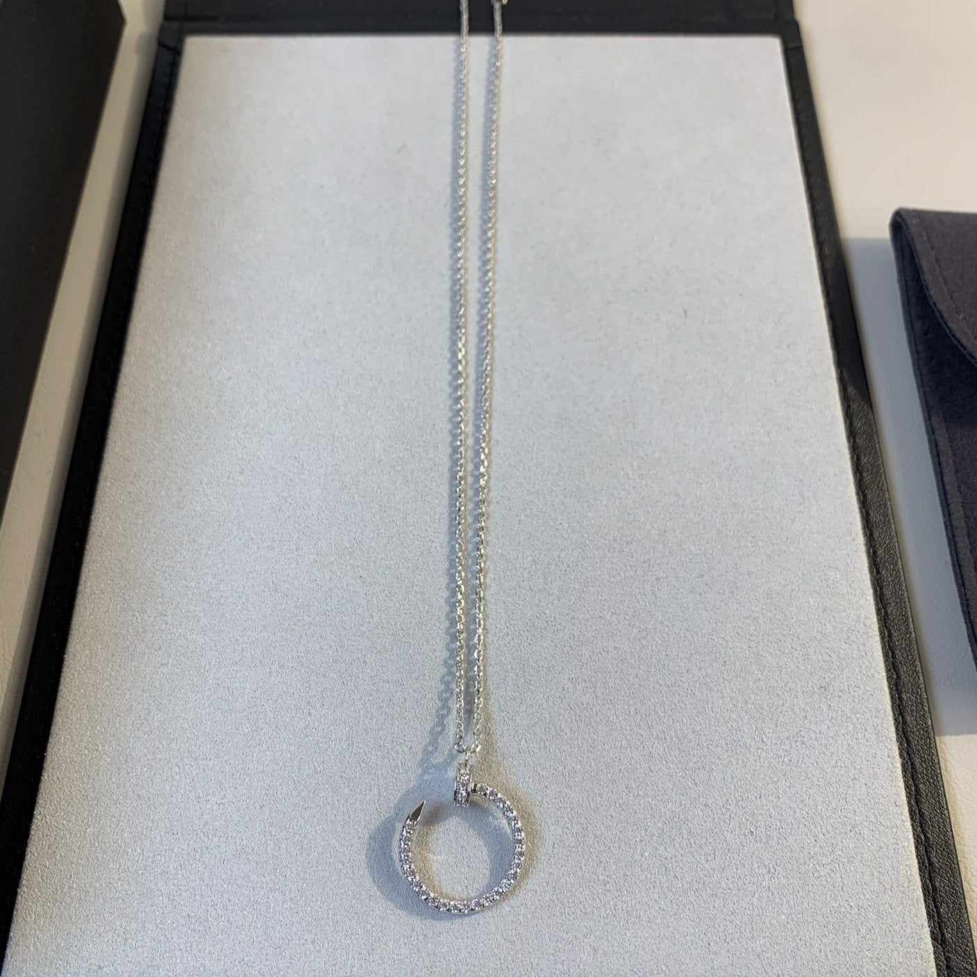 ¡®Imperial¡¯JUSTE NECKLACE SILVER DIAMONDS