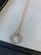 ¡®Imperial¡¯JUSTE NECKLACE PINK GOLD DIAMONDS