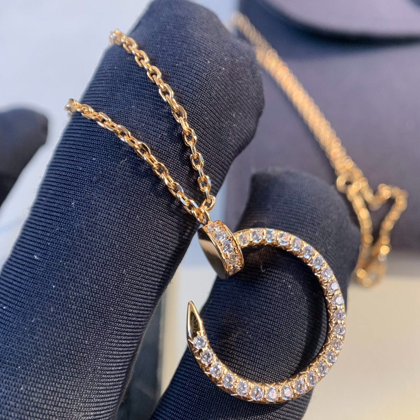 ¡®Imperial¡¯JUSTE NECKLACE PINK GOLD DIAMONDS