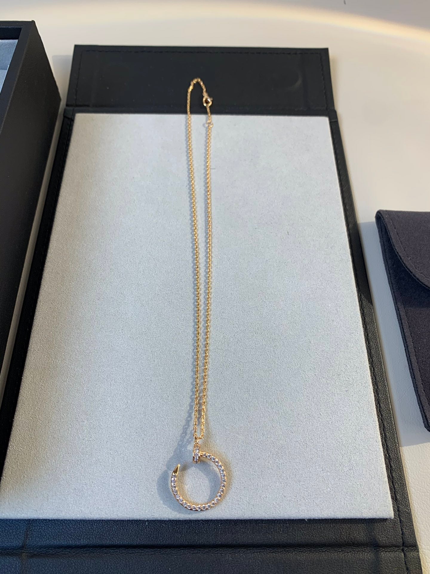 ¡®Imperial¡¯JUSTE NECKLACE PINK GOLD DIAMONDS