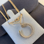 ¡®Imperial¡¯JUSTE NECKLACE PINK GOLD DIAMONDS