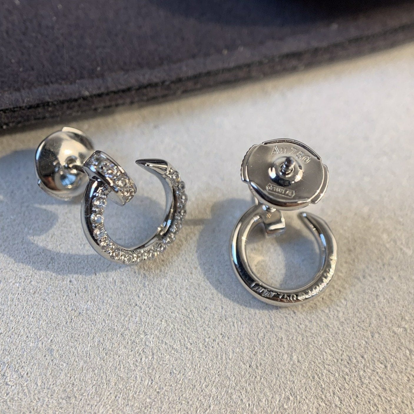 ¡®Imperial¡¯JUSTE EARRINGS SILVER DIAMONDS