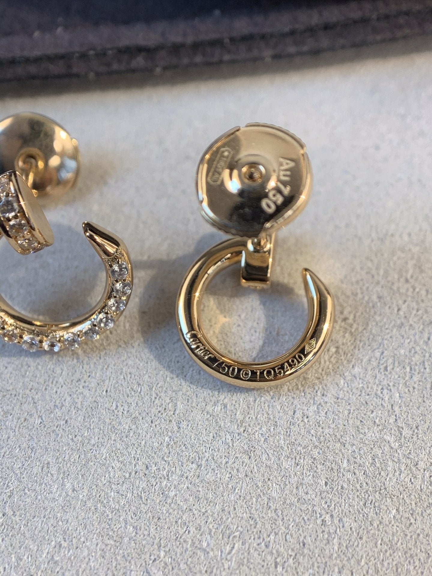 ¡®Imperial¡¯JUSTE EARRINGS GOLD DIAMONDS