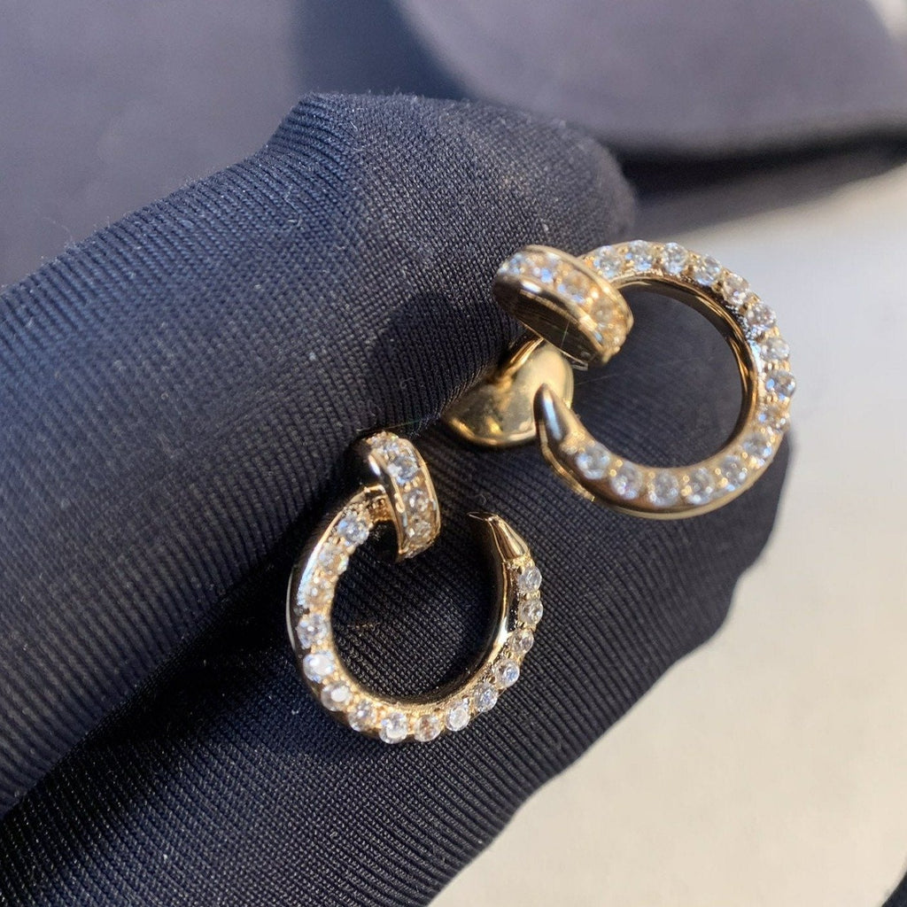 ¡®Imperial¡¯JUSTE EARRINGS GOLD DIAMONDS