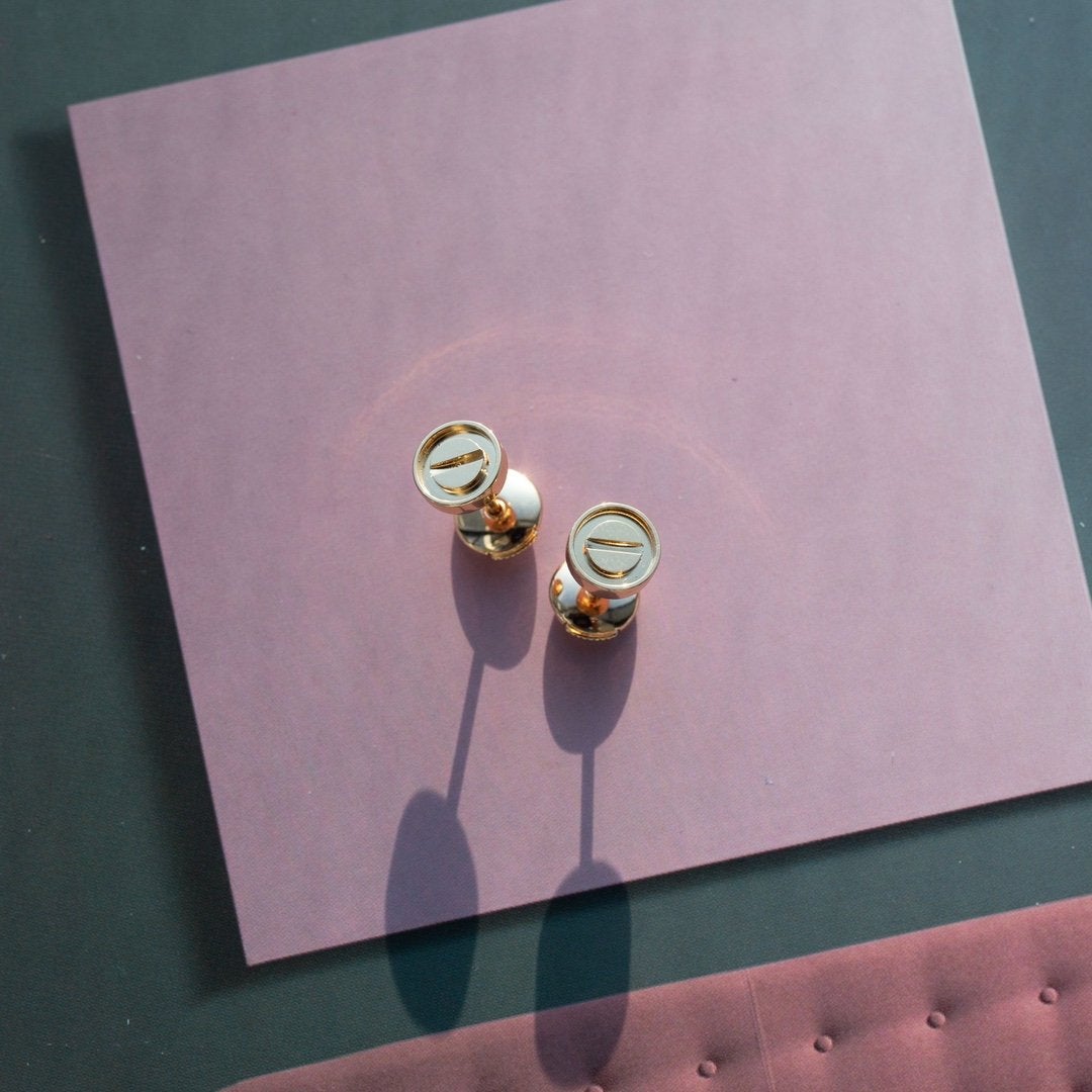 ¡®Imperial¡¯LOVE EARRINGS PINK GOLD 10MM