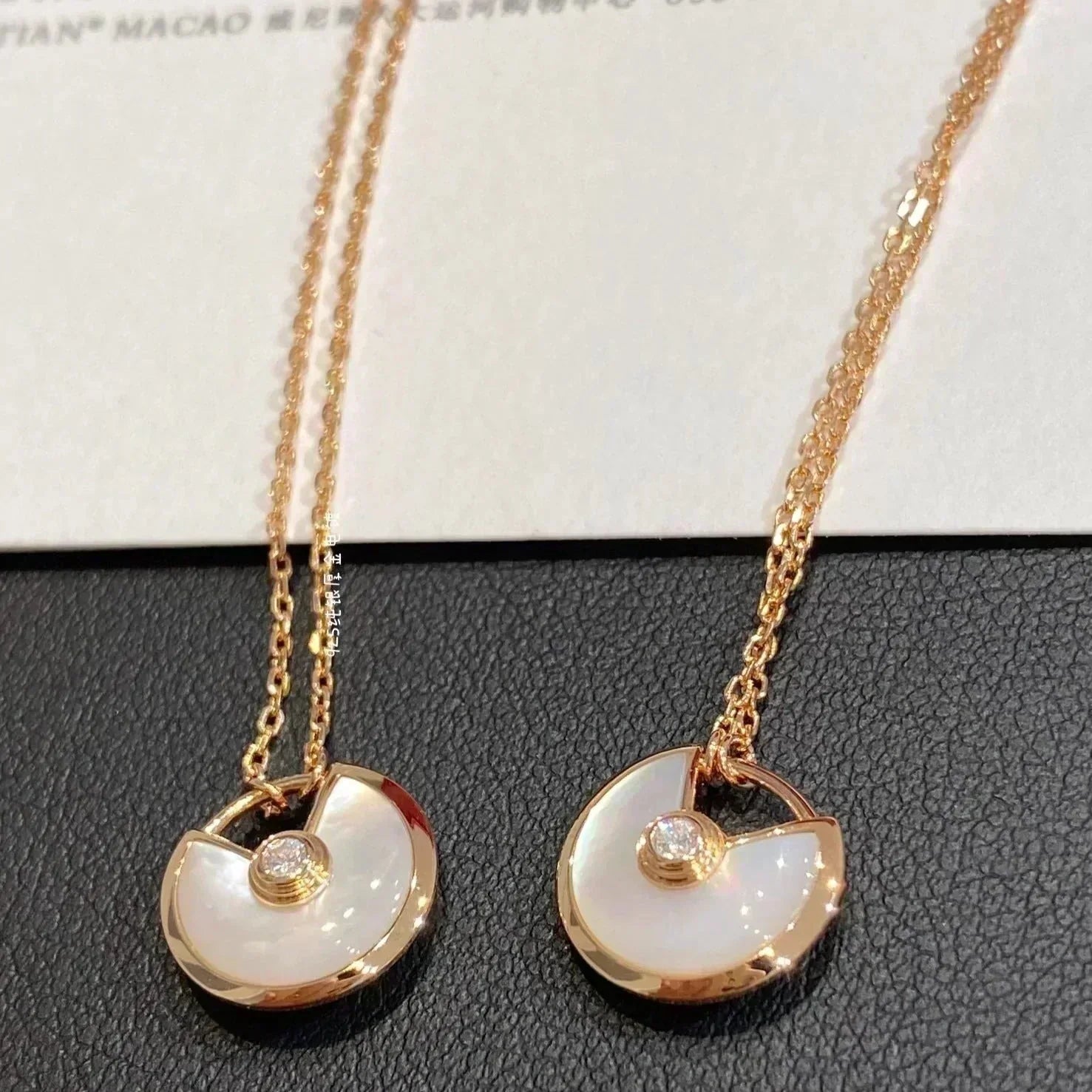 ¡®Imperial¡¯AMULETTE ROSE GOLD MOP NECKLACE