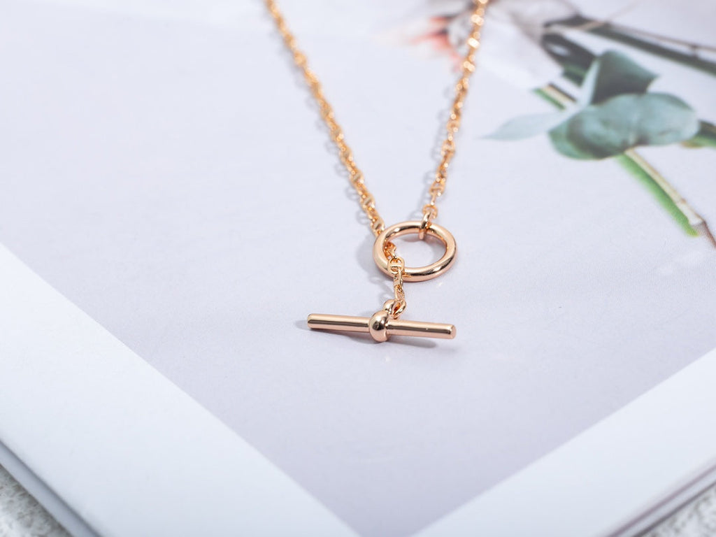 ¡®Imperial¡¯ECHAPPEE NECKLACE PINK GOLD