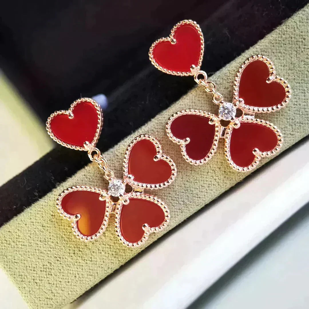 ¡®Imperial¡¯SWEET CLOVER CARNELIAN EARRINGS