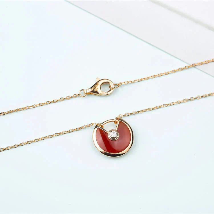 ¡®Imperial¡¯AMULETTE GOLD CARNELIAN ONYX NECKLACE