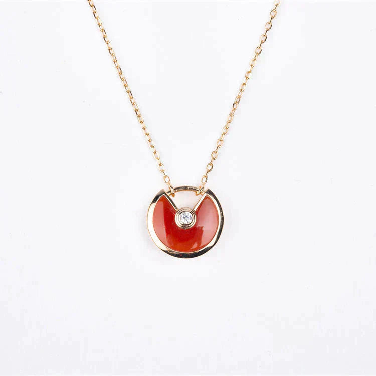 ¡®Imperial¡¯AMULETTE GOLD CARNELIAN ONYX NECKLACE
