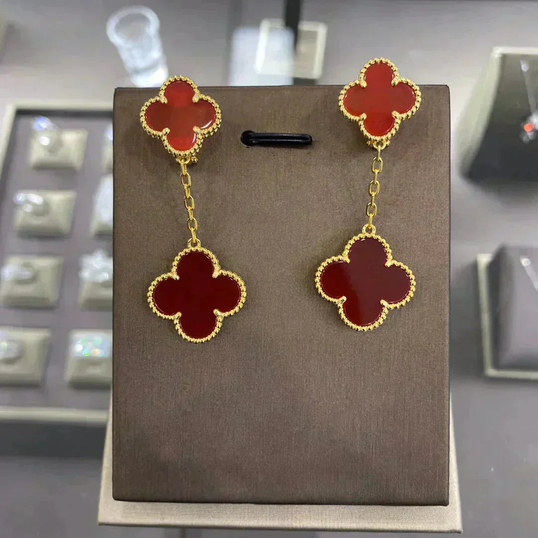 ¡®Imperial¡¯CLOVER 2 MOTIFS  EARRINGS (MULTIPLE CHOICESC