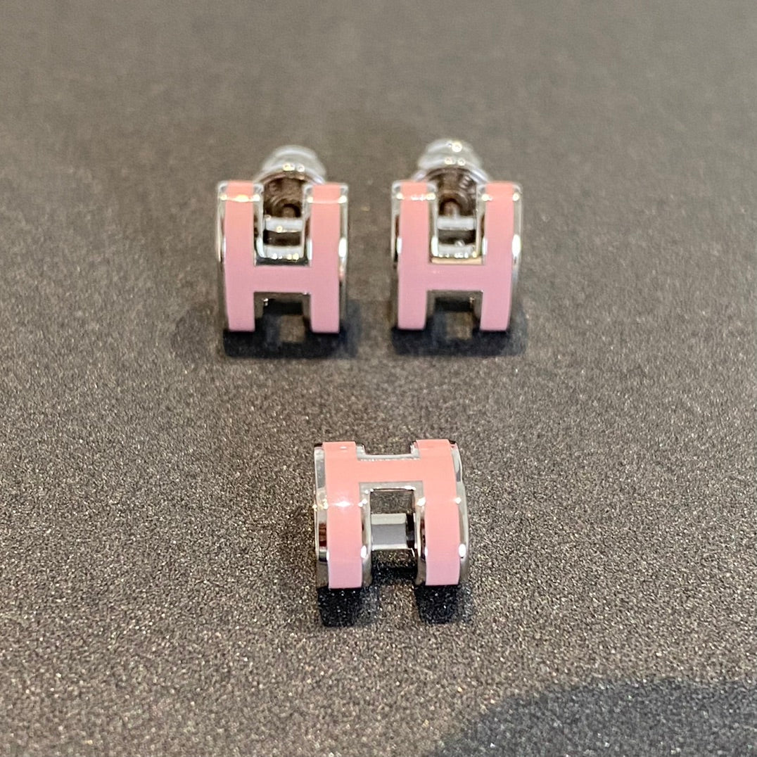 ¡®Imperial¡¯MINI POP H SILVER EARRINGS PINK