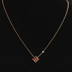¡®Imperial¡¯STAR NECKLACE PINK GOLD 1 DIAMOND