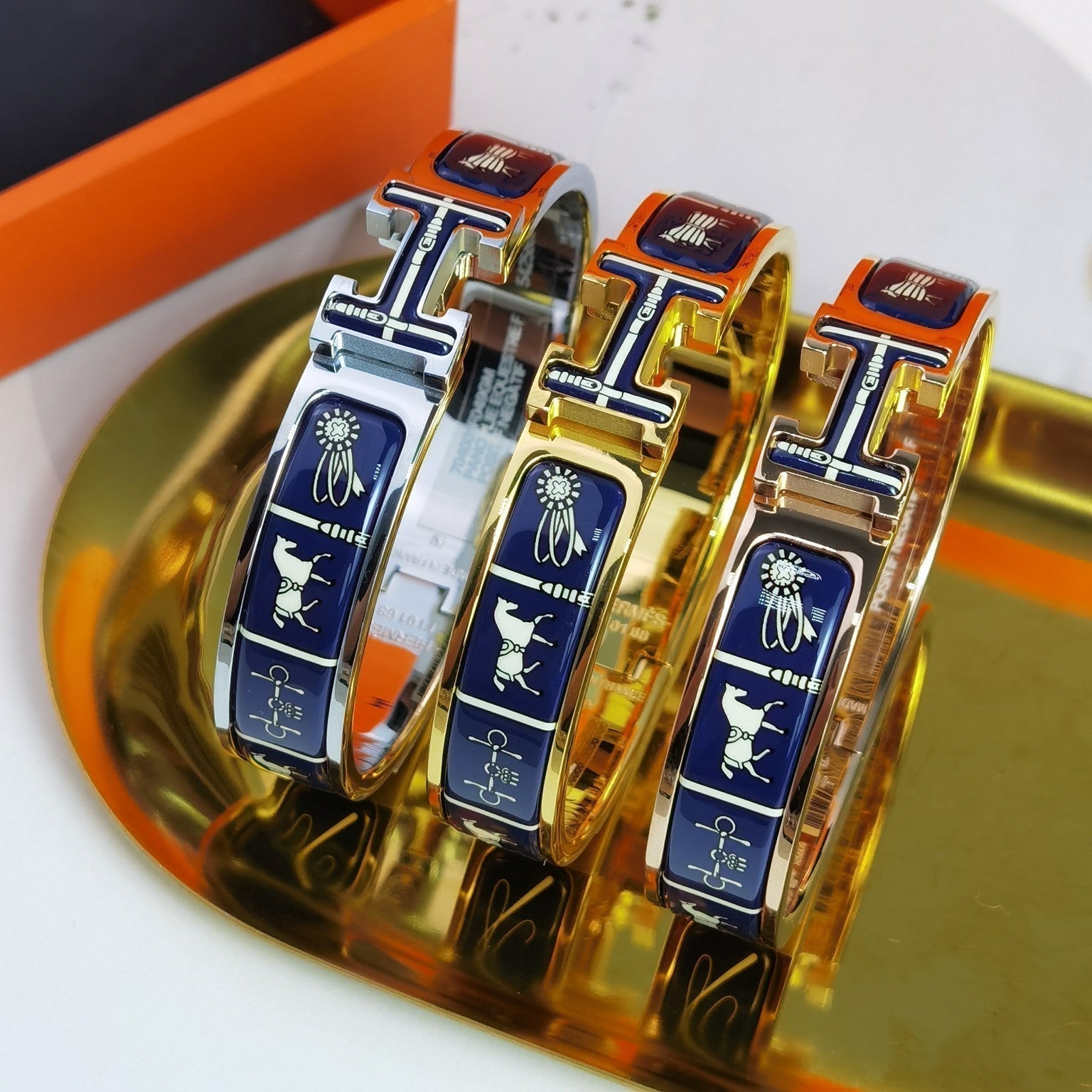 ¡®Imperial¡¯H COUVERTURES DARK BLUE BRACELET