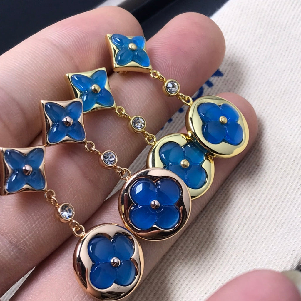 ¡®Imperial¡¯STAR AND SUN AGATE DIAMOND EARRINGS