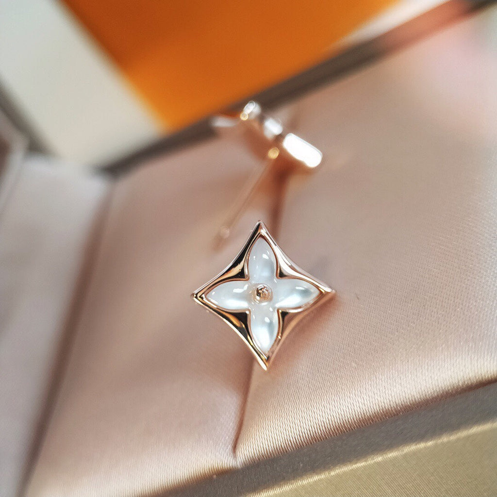 ¡®Imperial¡¯STAR MOP PINK GOLD EARRINGS
