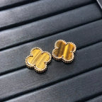 ¡®Imperial¡¯CLOVER MEDIUM 1 MOTIFS TIGER EYE EARRINGS