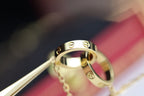¡®Imperial¡¯LOVE NECKLACE DOUBLE RING GOLD