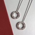 ¡®Imperial¡¯LOVE NECKLACE ADJUSTABLE SILVER