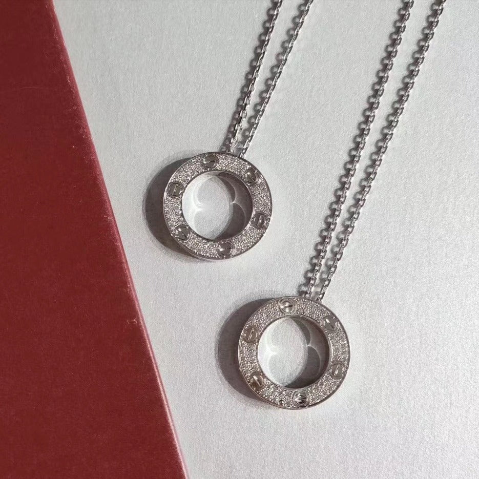 ¡®Imperial¡¯LOVE NECKLACE ADJUSTABLE SILVER
