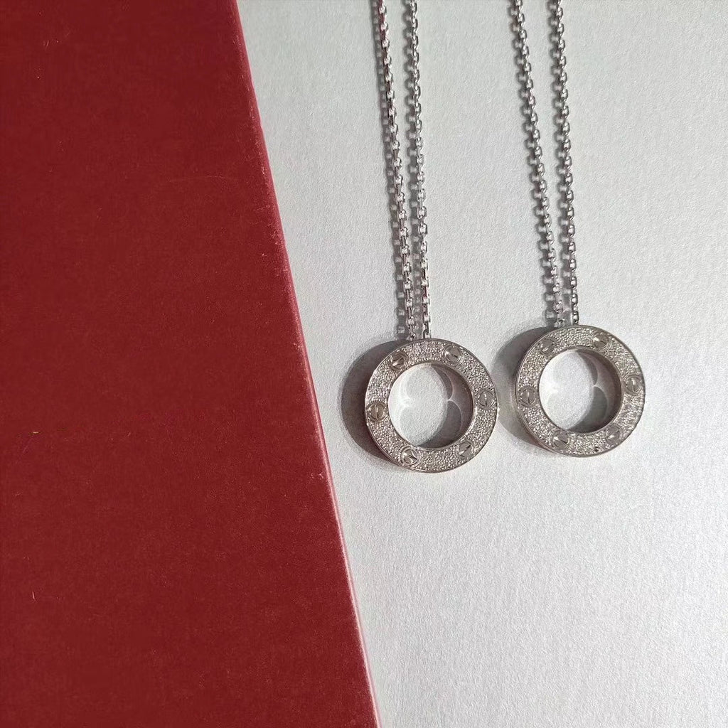 ¡®Imperial¡¯LOVE NECKLACE ADJUSTABLE SILVER