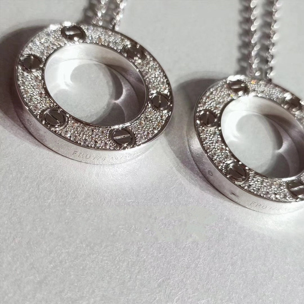 ¡®Imperial¡¯LOVE NECKLACE ADJUSTABLE SILVER