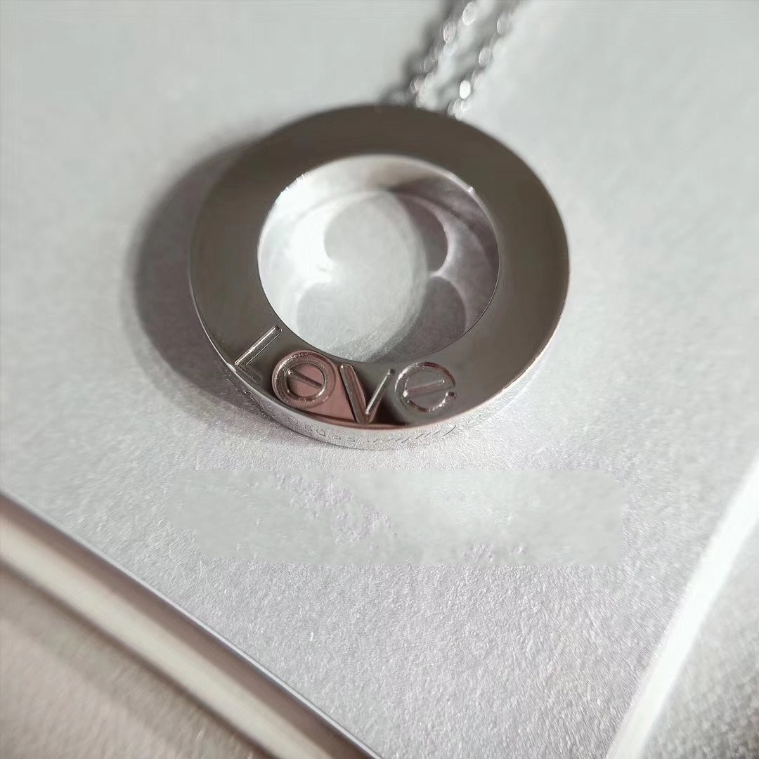 ¡®Imperial¡¯LOVE NECKLACE ADJUSTABLE SILVER