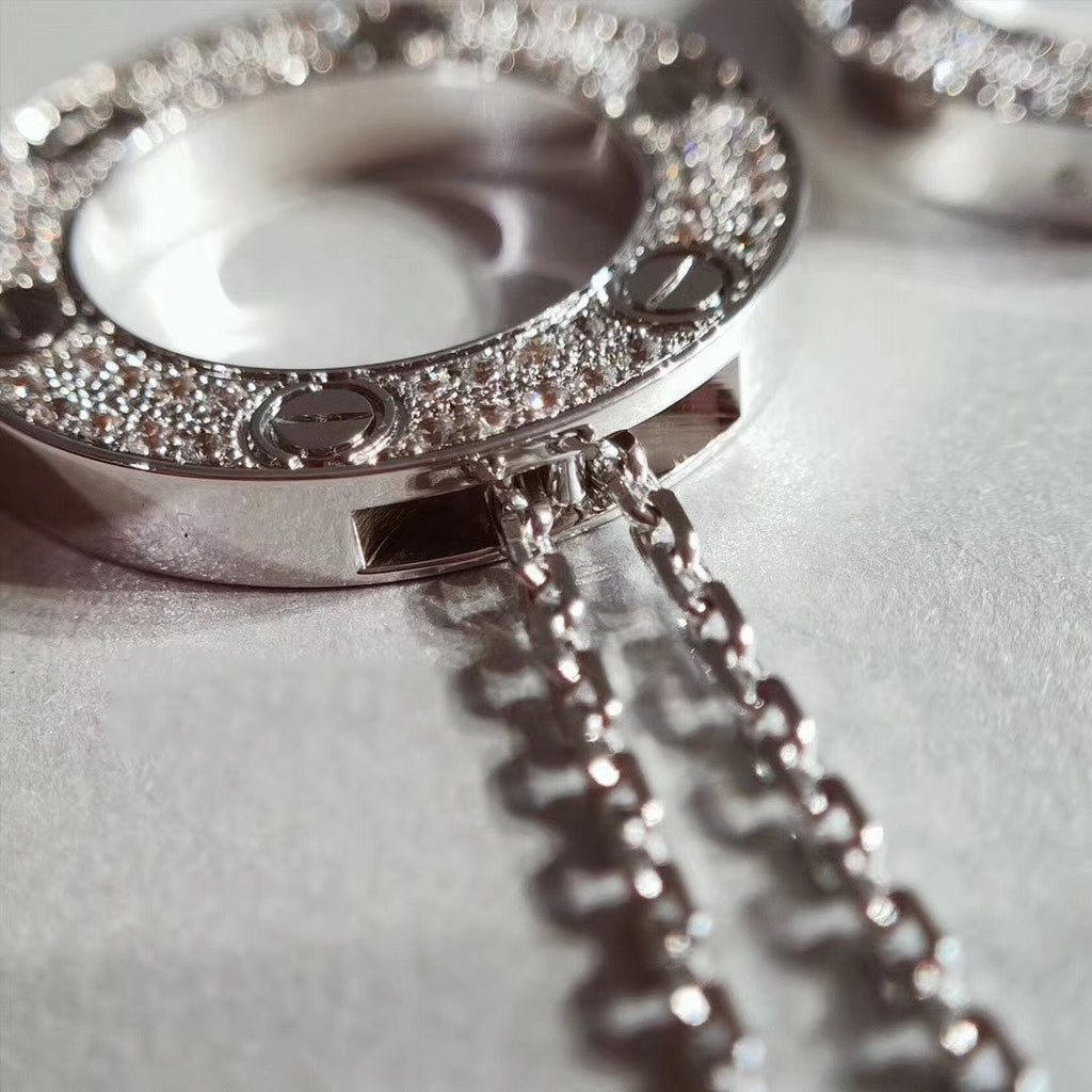 ¡®Imperial¡¯LOVE NECKLACE ADJUSTABLE SILVER