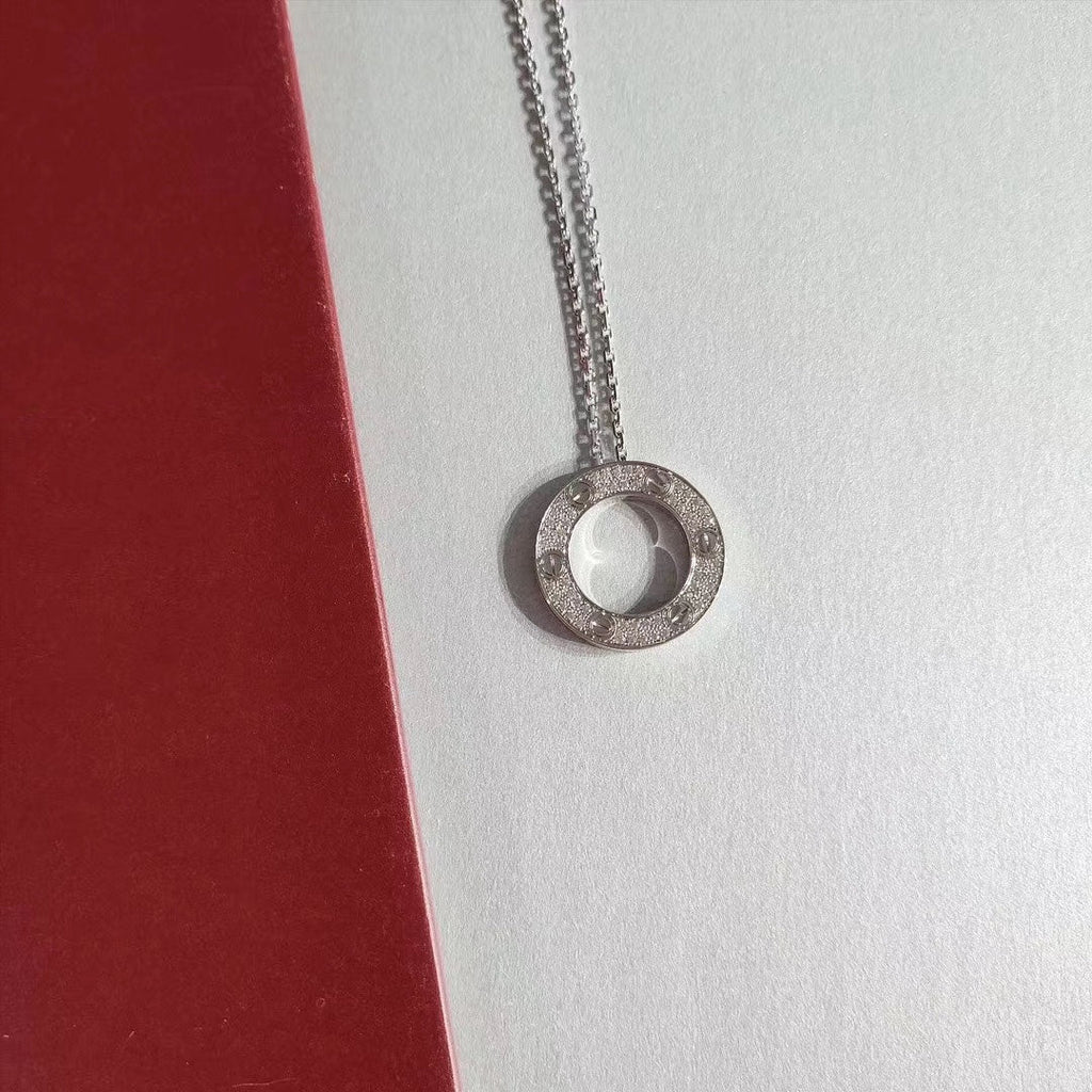 ¡®Imperial¡¯LOVE NECKLACE ADJUSTABLE SILVER