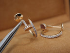 ¡®Imperial¡¯JUSTE EARRINGS 12.75MM PINK GOLD DIAMOND