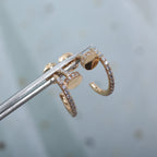¡®Imperial¡¯JUSTE EARRINGS 12.75MM PINK GOLD DIAMOND