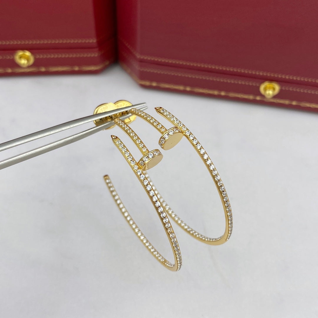 ¡®Imperial¡¯JUSTE EARRINGS FULL DIAMONDS 1.8MM