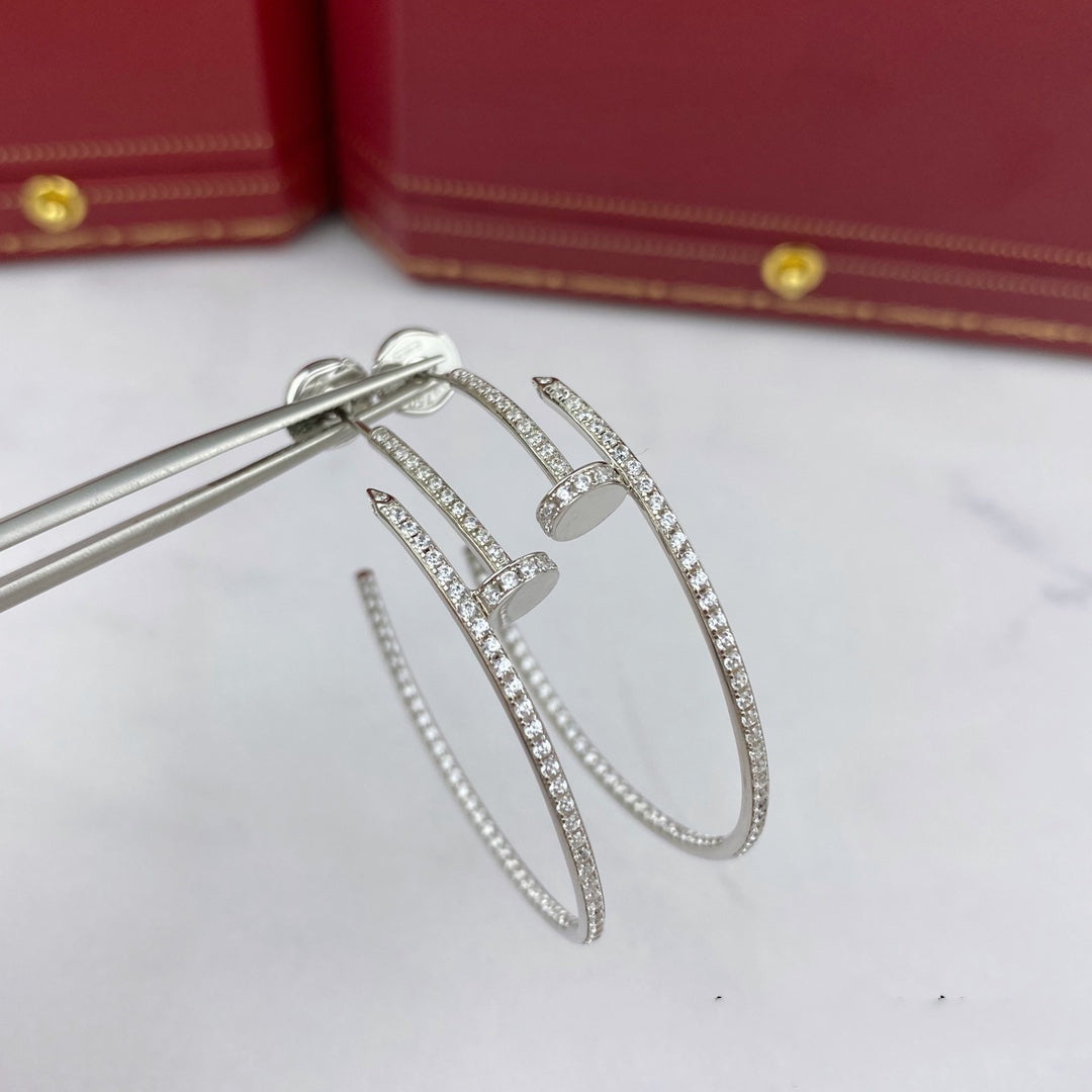 ¡®Imperial¡¯JUSTE EARRINGS FULL DIAMONDS 1.8MM