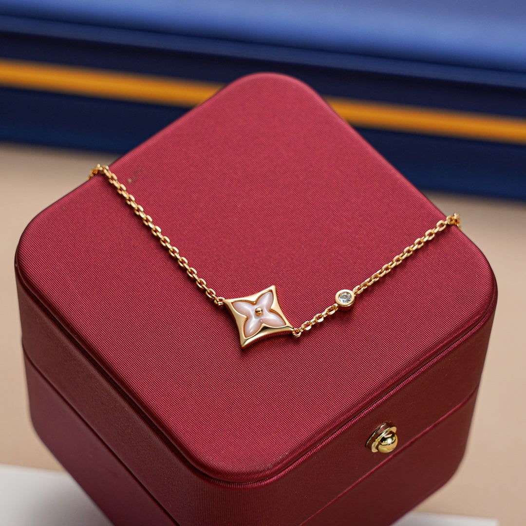 ¡®Imperial¡¯STAR 1 DIAMOND PINK GOLD BRACELET