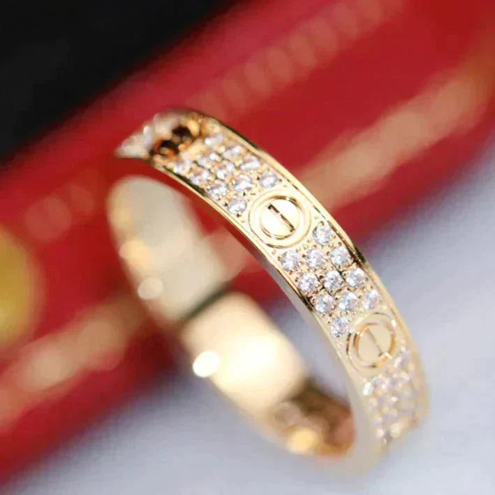 ¡®Imperial¡¯LOVE RING 3.6MM DIAMOND PAVED