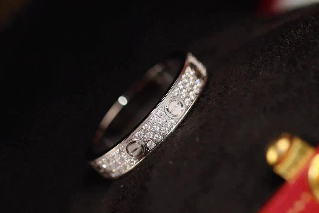 ¡®Imperial¡¯LOVE RING 3.6MM DIAMOND PAVED
