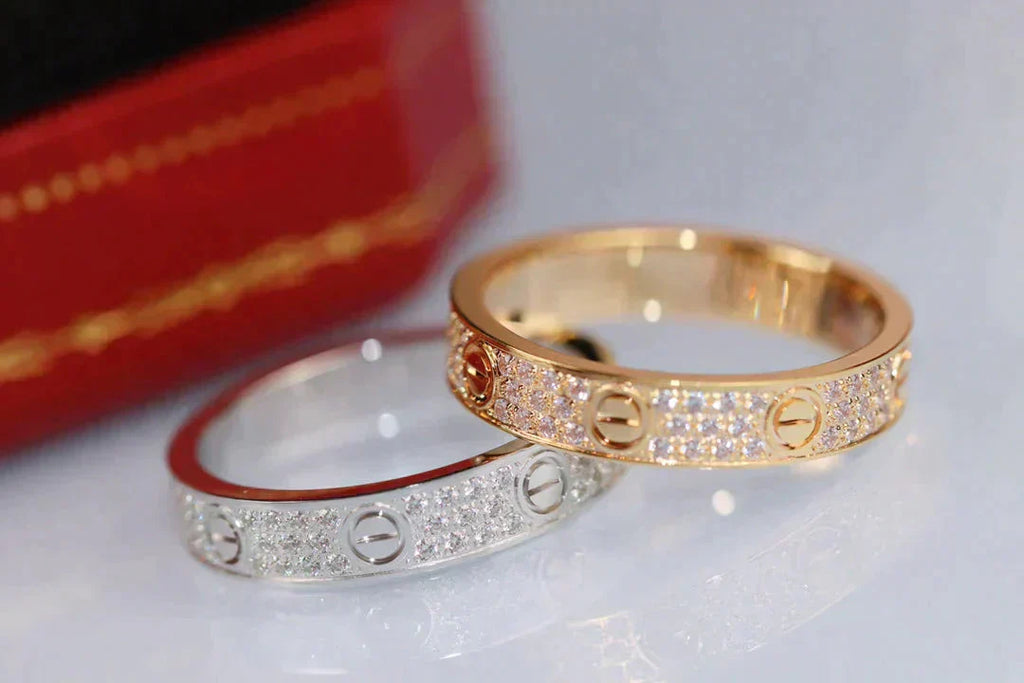 ¡®Imperial¡¯LOVE RING 3.6MM DIAMOND PAVED