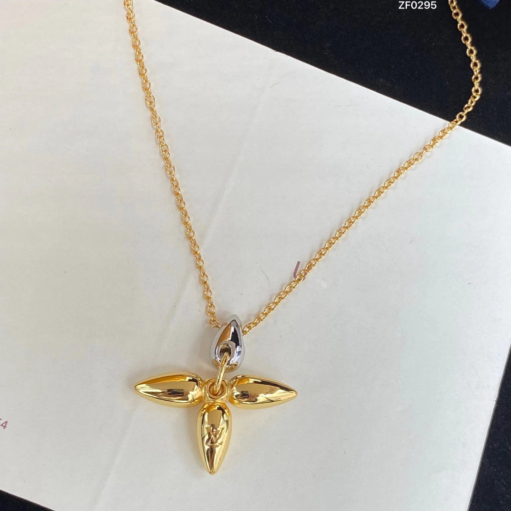 ¡®Imperial¡¯LOUISETTE PEDANT GOLD NECKLACE