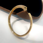 ¡®Imperial¡¯PANTHERE GOLD DIAMOND OPEN BRACELET