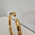 ¡®Imperial¡¯PANTHERE GOLD OPEN BRACELET