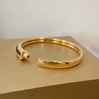¡®Imperial¡¯PANTHERE GOLD OPEN BRACELET