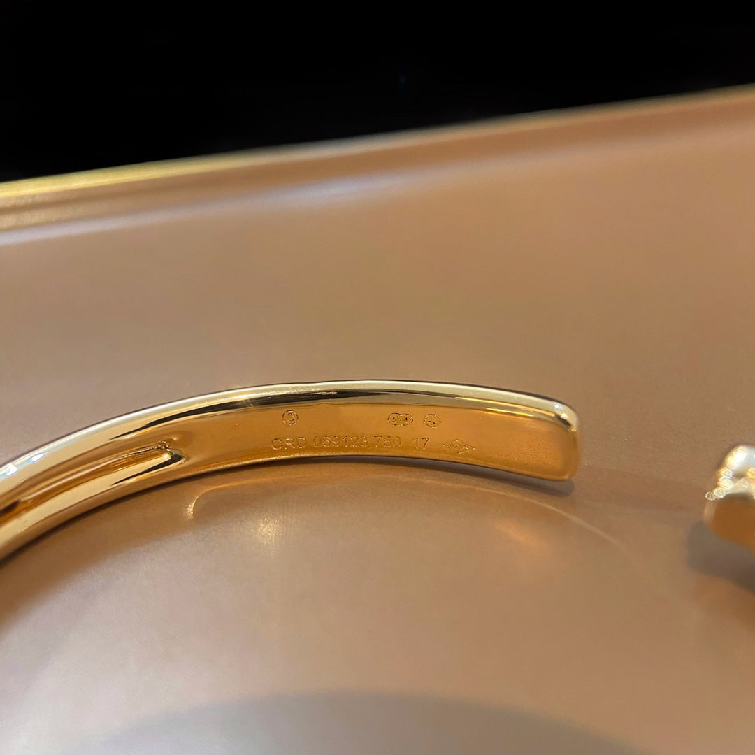 ¡®Imperial¡¯PANTHERE GOLD OPEN BRACELET